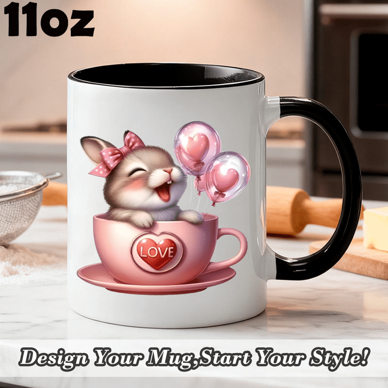 Tazza da Tè in Ceramica Rosa a - Coffee Tea Name recensione e prezzo