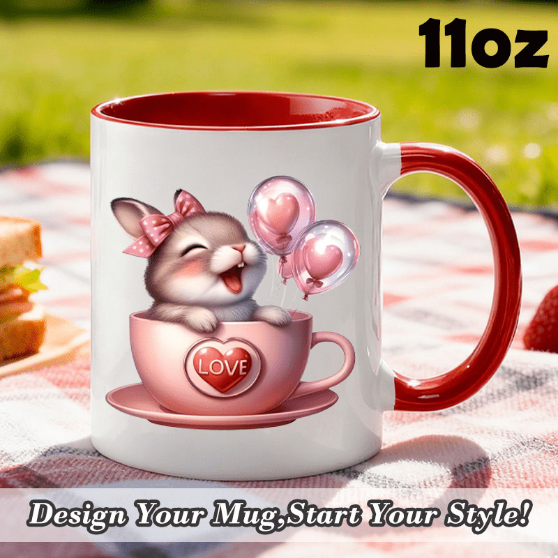 Tazza da Tè in Ceramica Rosa a - Coffee Tea Name recensione e prezzo