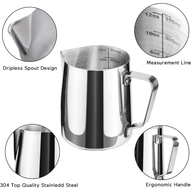 Brocca per Montare il Latte, B - Barista Milk Jug recensione e prezzo